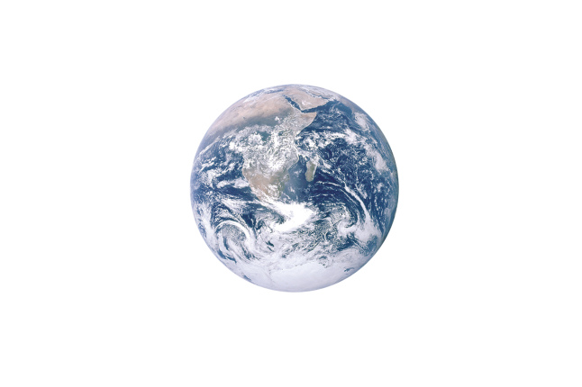 Die Welt aus Sicht des Weltraums