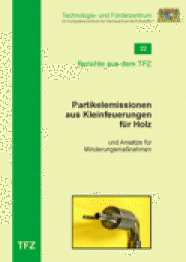 Cover Bericht 22 - Partikelemissionen aus Kleinfeuerungsanlagen für Holz und Ansätze für Minderungsmaßnahmen