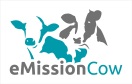eMissionCow Logo mit zwei Kuhköpfen