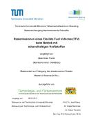 abgebildet ist das Deckblatt der Masterarbeit Realemissionen eines Flexible Fuel Vehicles beim Betrieb mit ethanolhaltigen Kraftstoffen