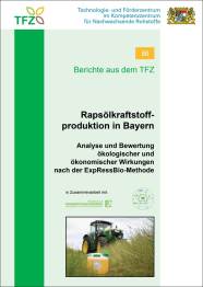 Cover TFZ-Bericht 50: Rapsökraftstoffproduktion in Bayern
