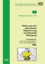 Cover Bericht 26 - Status Quo der dezentralen Ölgewinnung