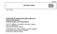 Deckblatt der Vornorm DIN SPEC 51623 (Juni 2012)