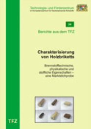 Cover Bericht 24 - Charakterisierung von Holzbriketts