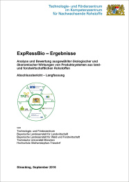 Cover: ExpRessBio Abschlussbericht (Langfassung) 