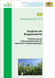 Cover TFZ-Bericht 48: Sorghum als Biogassubstrat