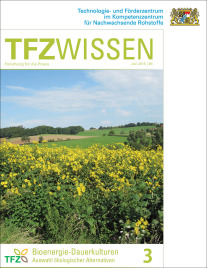 Cover TFZ-Wissen 03: Bioenergie-Dauerkulturen. Auswahl ökologischer Alternativen. 